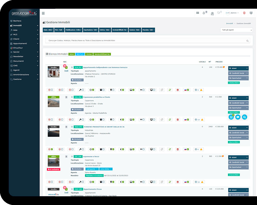Gestionale Immobiliare Completo E Semplice Prova Gratis GestionaleRe It