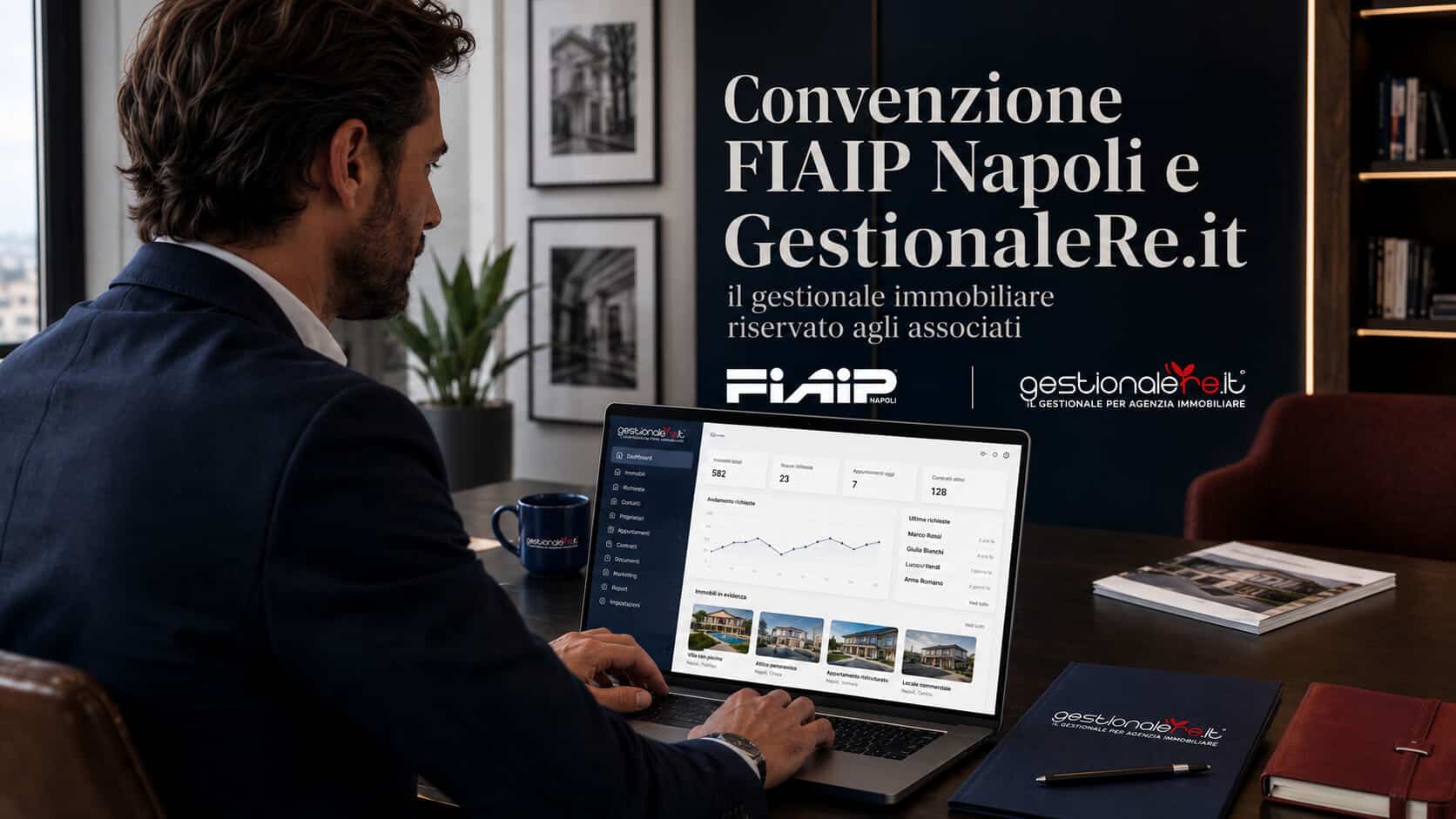 Convenzione FIAIP Napoli e GestionaleRe.it: il gestionale immobiliare riservato agli associati
