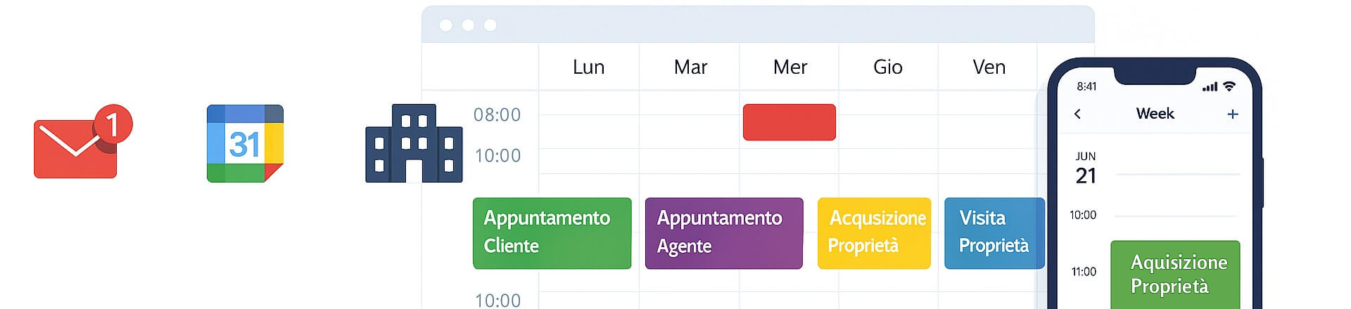 Agenda appuntamenti immobiliari in cloud